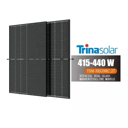Trina 435W Bifacial Solar Panel – Premium (US Warehouse)